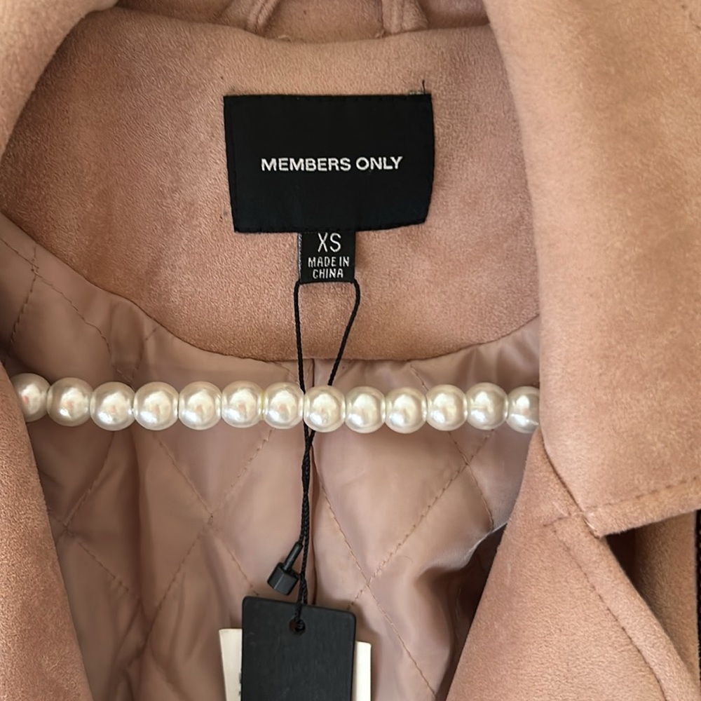 Pink suede jacket - Picture 4 of 4